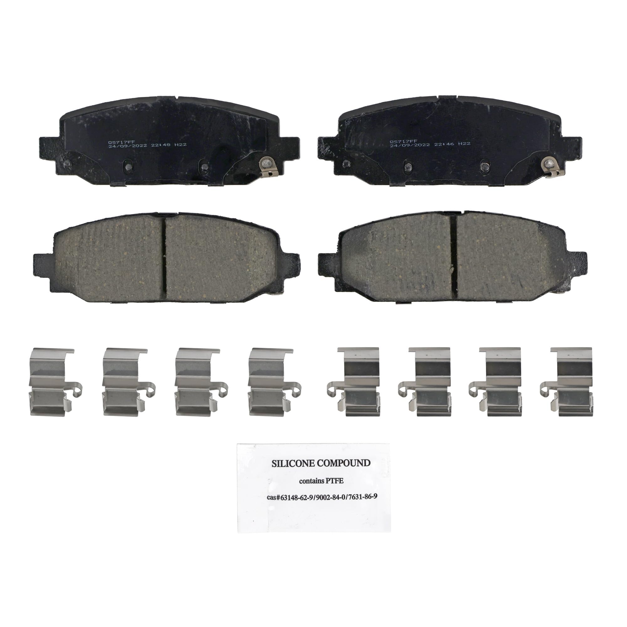 Amazon.com: Wagner QS ZD2186 Disc Brake Pad Set, Reduced Vibration