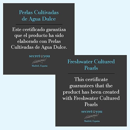 Vista 9 de Secret & You Collar de perlas para mujer, cadena cultivada de agua dulce, keshi barroco, 47.2 in de largo, perlas Keshi barrocas de 7-9 a