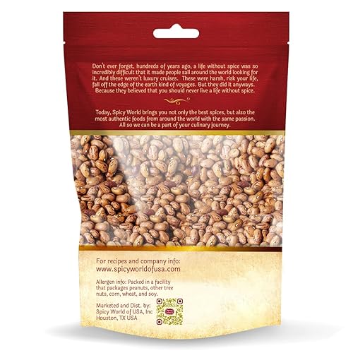 Miniatura 2 de Spicy World Frijoles Borlotti italianos de 2 libras - Producto de Italia - Todo natural - Frijoles de arándano, frijol italiano