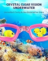 Vista 5 de Aegend - Gafas de natación, paquete de 2 gafas de natación sin filtraciones, para adultos, hombres, mujeres y jóvenes
