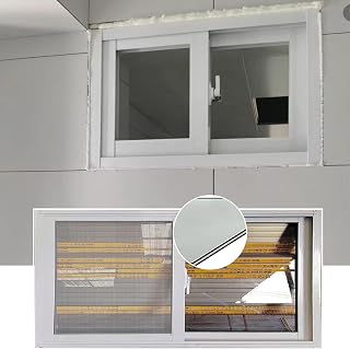 Basement Windows for Home Window Replacement Sliding Windows,Double Pane Tempered Glass Sliding Window with Screen, Aluminum Ventilation Windows(Size:WxH 22x18in/55x45cm)