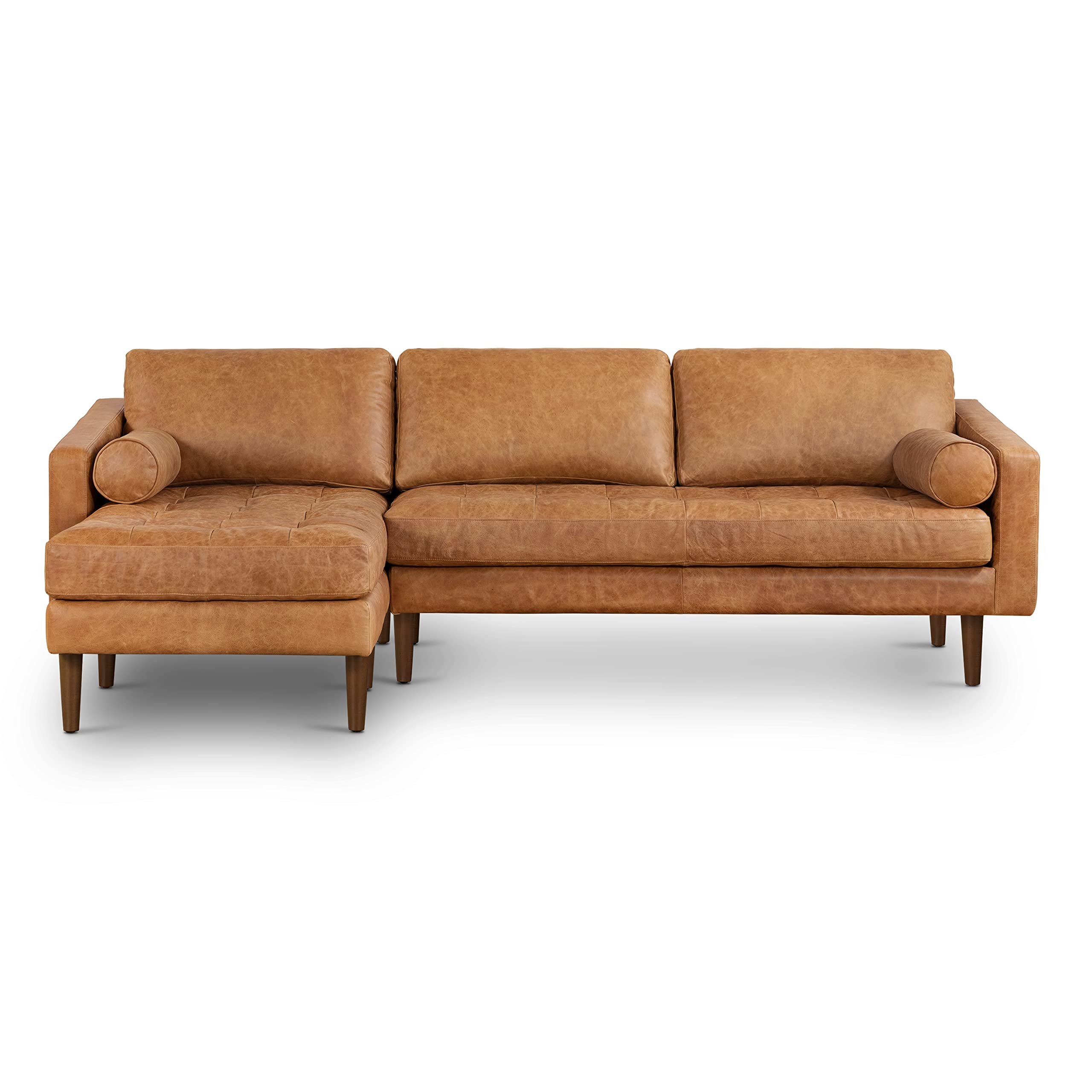 Poly And Bark Leather Couch Review at Pauline Reppert blog