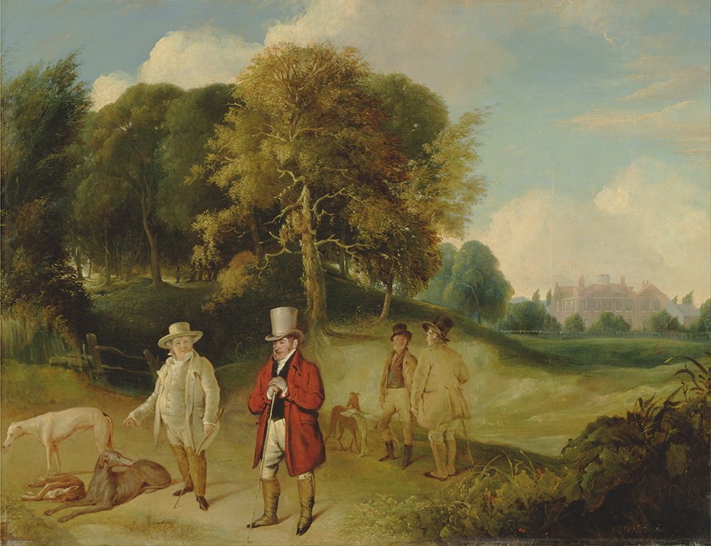 Lámina Walter Fawkes at Farnley Hall de J.M.W. Turner, póster mate mediano