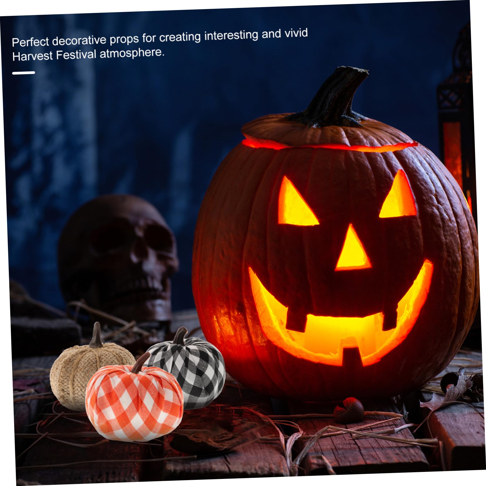 IMIKEYA STK Thanksgiving-Kürbis Mini-Kürbis ernten realistischer Schaum -Statue Halloween atmosphäre Halloween Dekoration -Requisite simulierter Umweltschaum