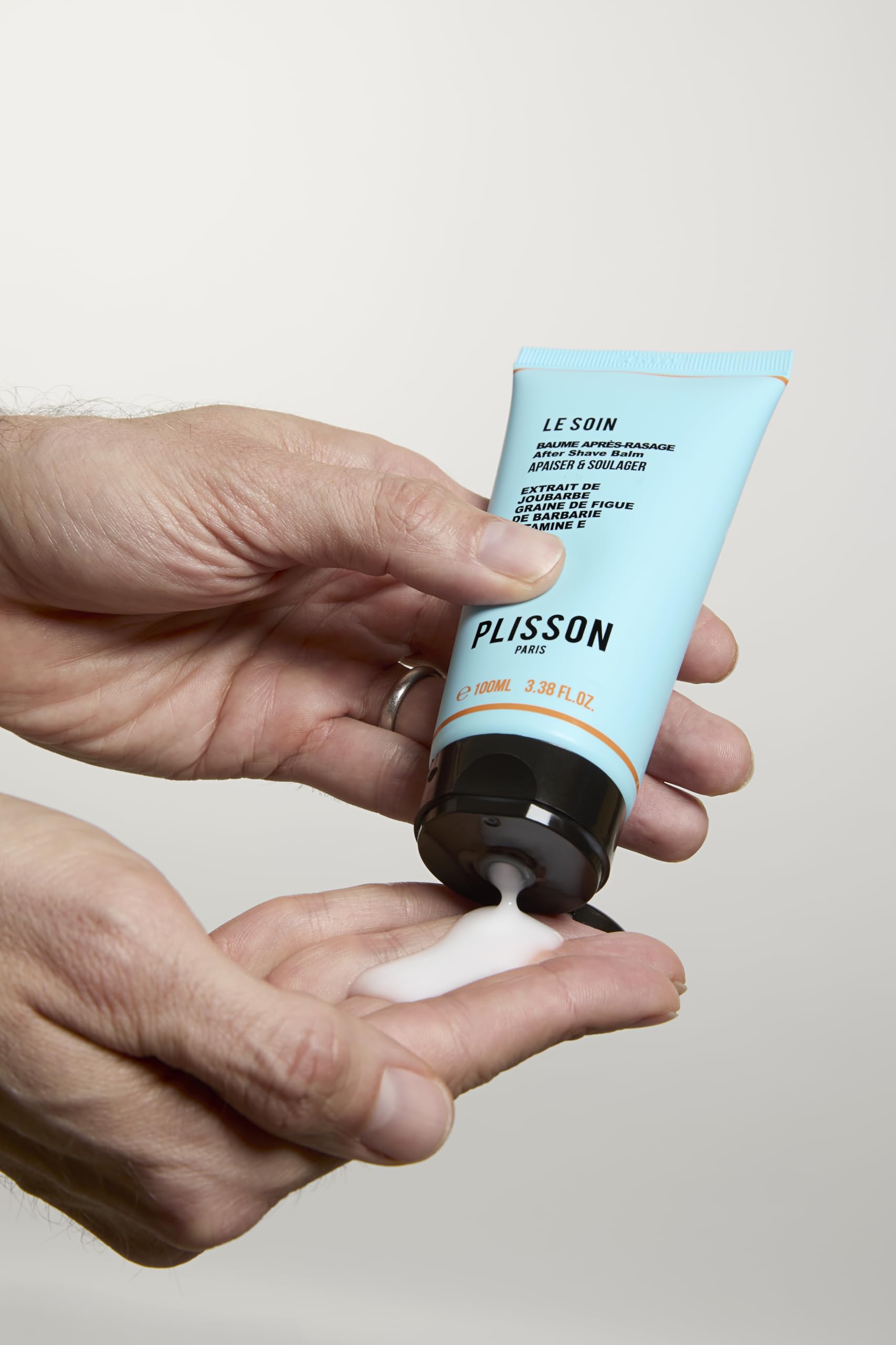 Plisson - Balsamo dopo barba naturale - tutti i tipi di pelle - 97% di ingredienti di origine naturale, pensiero selvatico, Sembarbarbarbaro, grano di fico d'india e aloe vera - fabbricazione francese