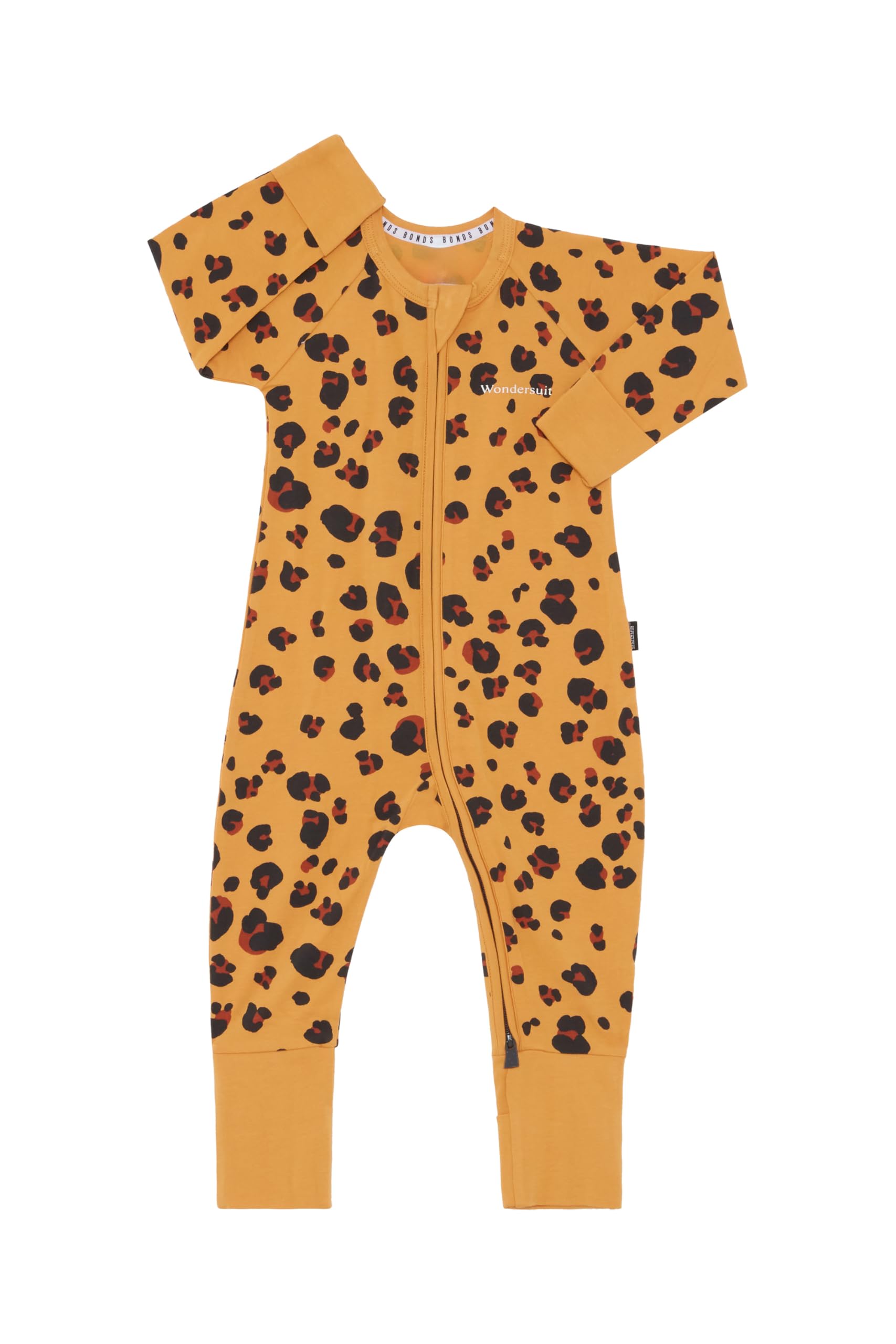 BondsBaby Zippy Wondersuit - Luxe Leopard Yellow