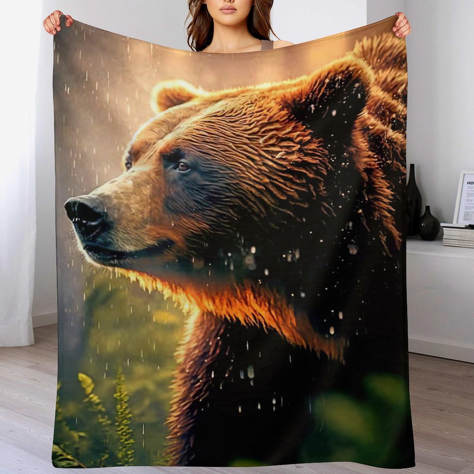 Couverture ours pour enfants et adultes : Idée cadeau parfaite pour un hiver cocooning