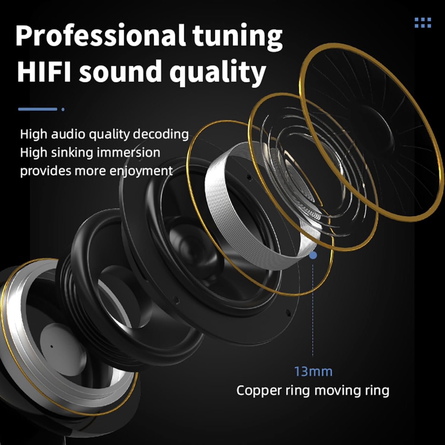 Xmenha Wireless Active Noise Cancelling Touch Screen Earbuds with Touch Screen ANC Transparency Mode Blue Tooth Ear Buds Active Noise Canceling Bluetooth Touchscreen Earbuds for Small Ear Canals