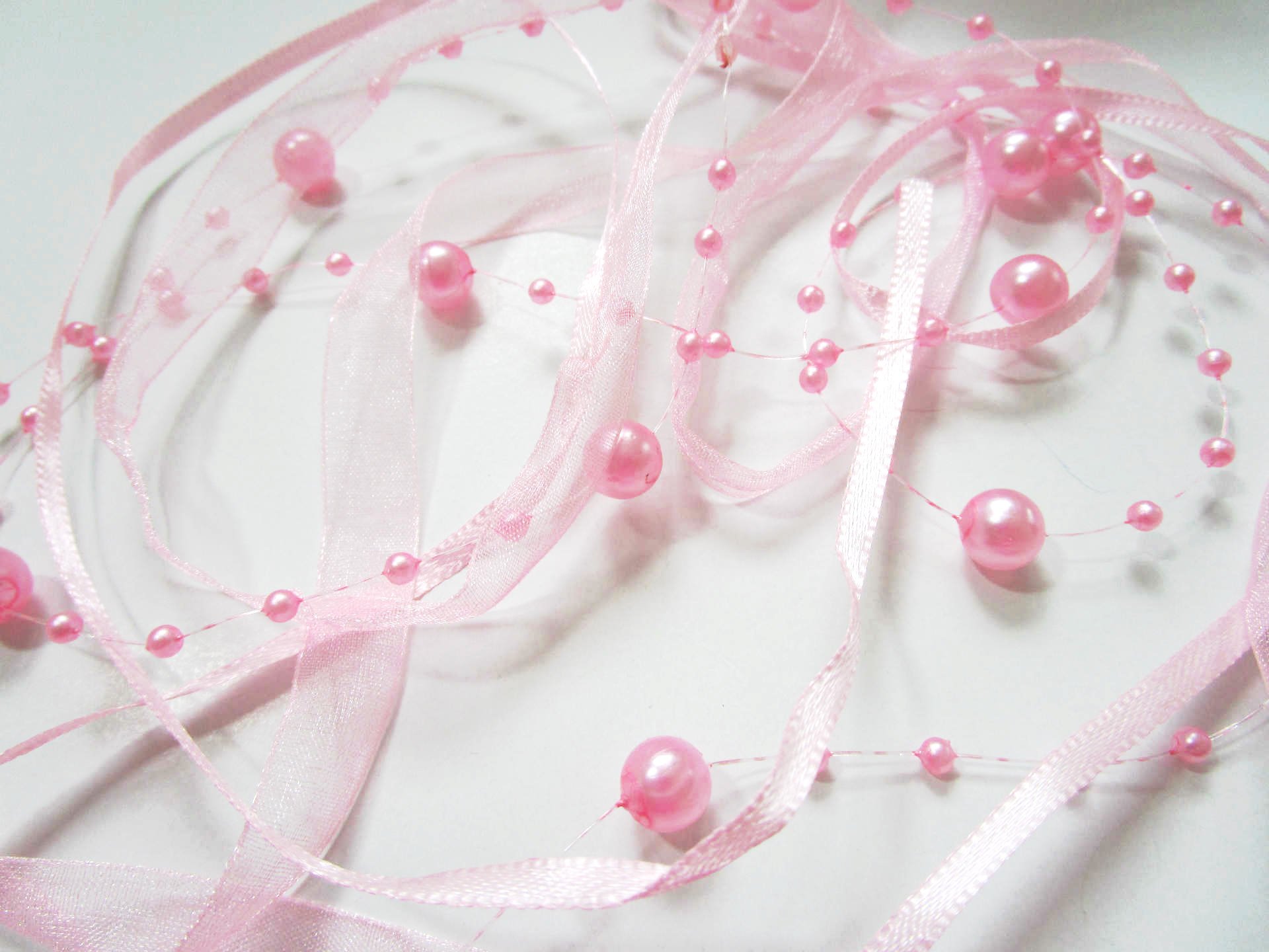 Nastro Organza Panna 1 cm - Mondo Fai da Te