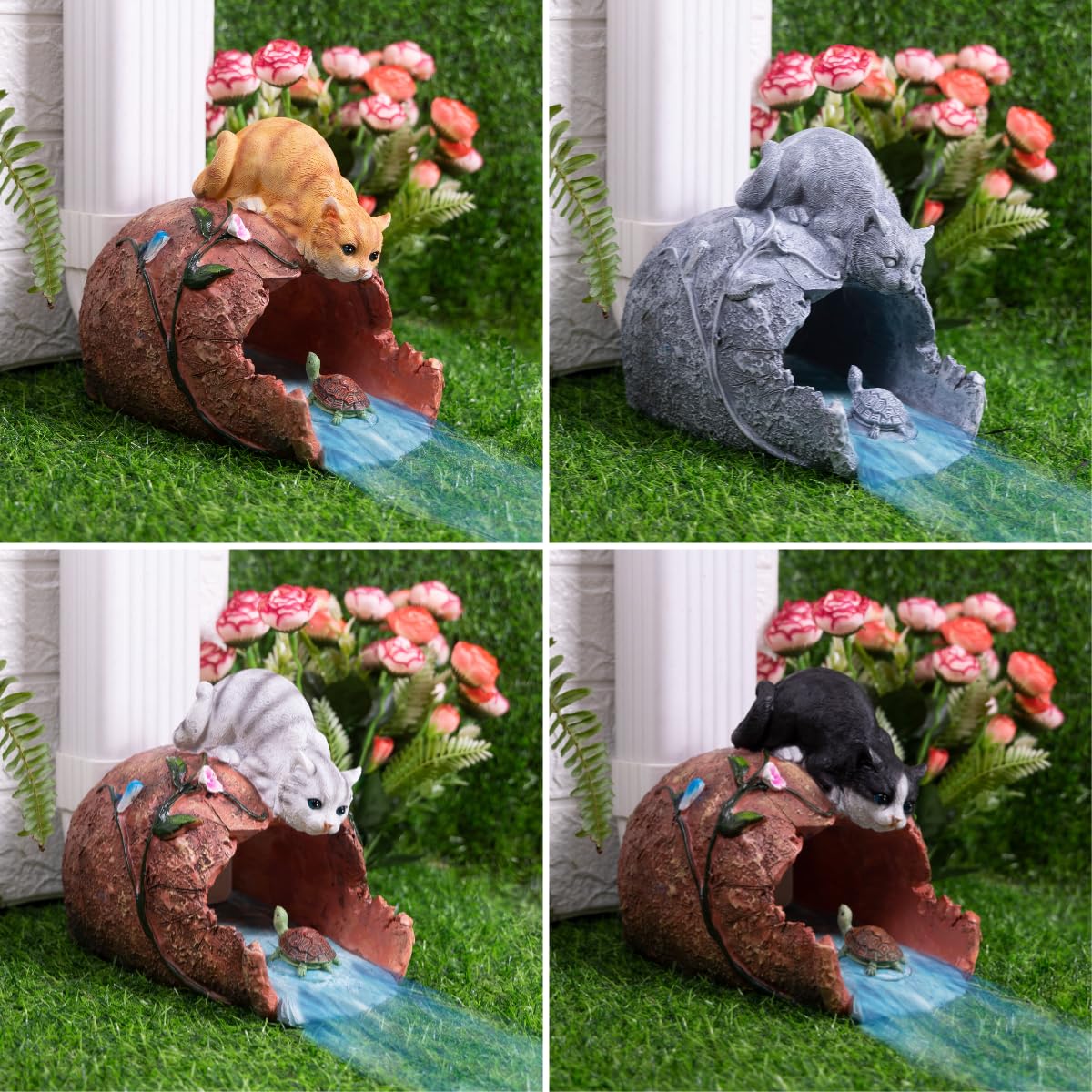 DHOBY GHAUT Dachrinnen-Abfluss-Erweiterung Als Enten-Statue – Dekorativ & Funktional, 7,6x10,2 Cm Passend
