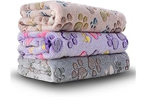 1 Pack 3 Super Soft and Fluffy Large Dog Blankets