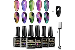 MTSSII Space Galaxy Kitty Nail Polish Set: Illuminate Your Nails with Celestial Charm