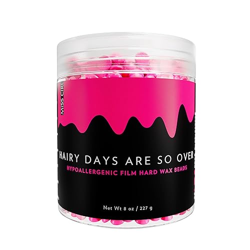 Cuentas de cera dura hipoalergénicas rosadas Cera sin dolor para depilación No necesita tiras bajo punto de fusión Consistencia similar al gel