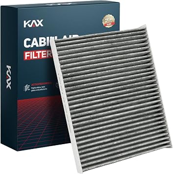 KAX HEPA Cabin Air Filter with Activated Carbon, CF11670 Replacement for Ford Fiesta 2011-2019, EcoSport 2018-2022 Strong Adsorption Passenger Compartment Air Filter