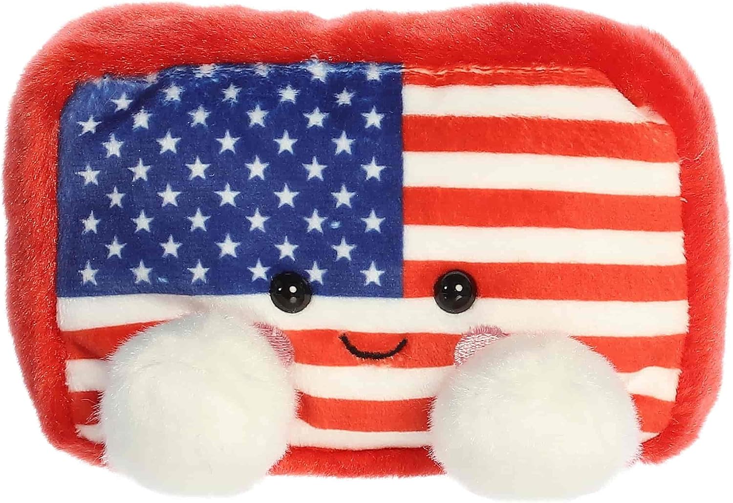 Aurora® Adorable Palm Pals™ Indivisible Flag™ Stuffed Animal - Fun Collectible Plush for Kids and Adult Collectors - Perfect for Decorating Rooms and Birthday Gifts - Multicolor 5 Inches
