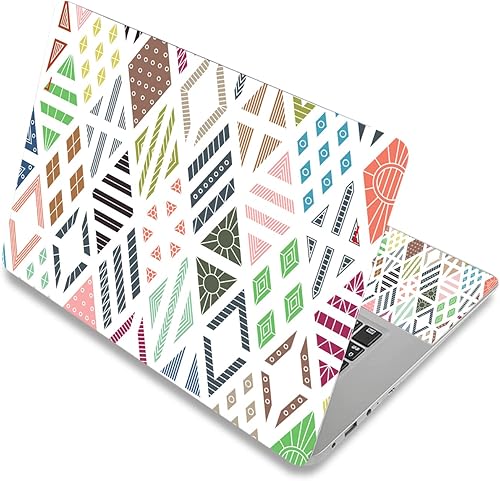 Adhesivo adhesivo para portátil de 12, 13, 13.3, 14, 15, 15.4, 15.6 pulgadas, cubierta de vinilo para laptop, protector artístico, PC (2 muñequeras