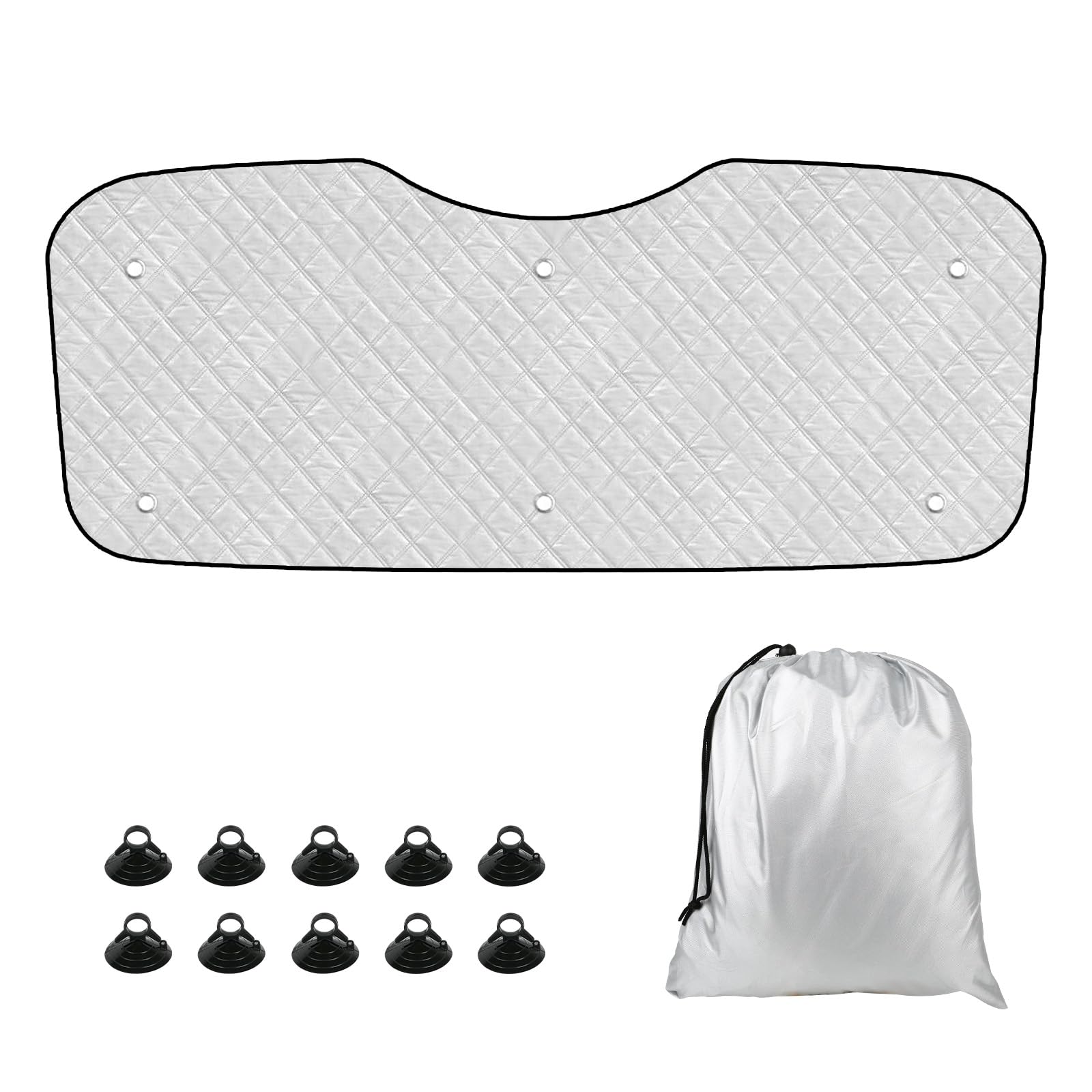 Pare-Soleil pour Pare-Brise Compatible avec Mercedes-Benz Vito W447 2014-2025, Pare-Soleil de Lunette Arrière à Une Porte Thermiques Internes