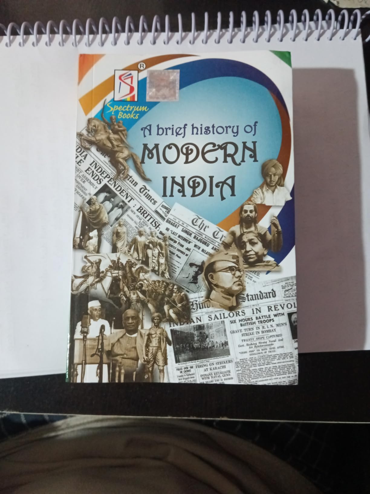 Modern India Brief History Spectrum Book by Rajiv Ahir