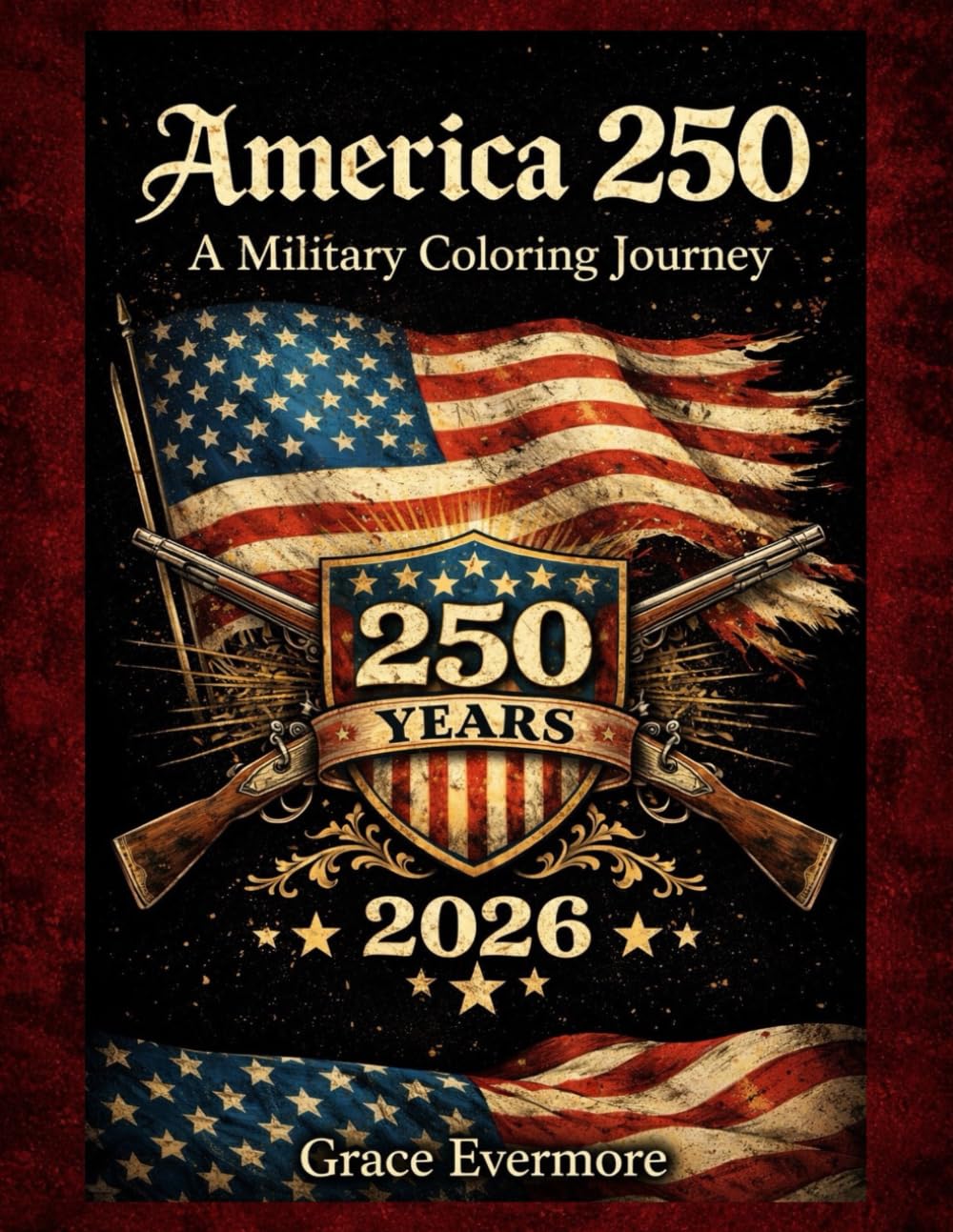 America 250: A Military Coloring Journey: A Patriotic Adult & Kids Coloring Book Celebrating 250 Years of American Military History, Service, and Sacrifice