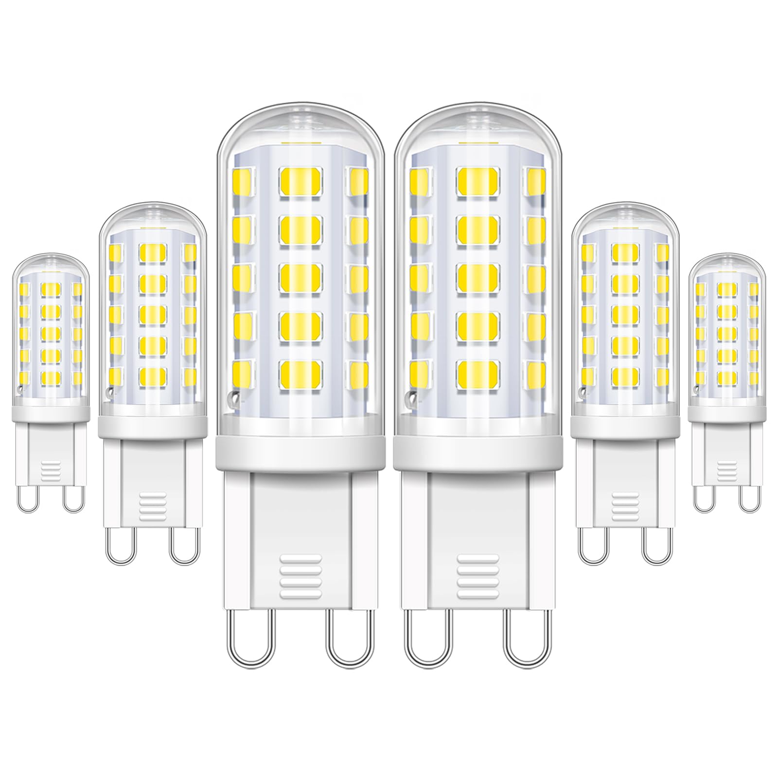 8 Lampadine LED G9 5W - Bianco Freddo 6000K, Equivalente 40W, Non Dimmerabili - Foto 4