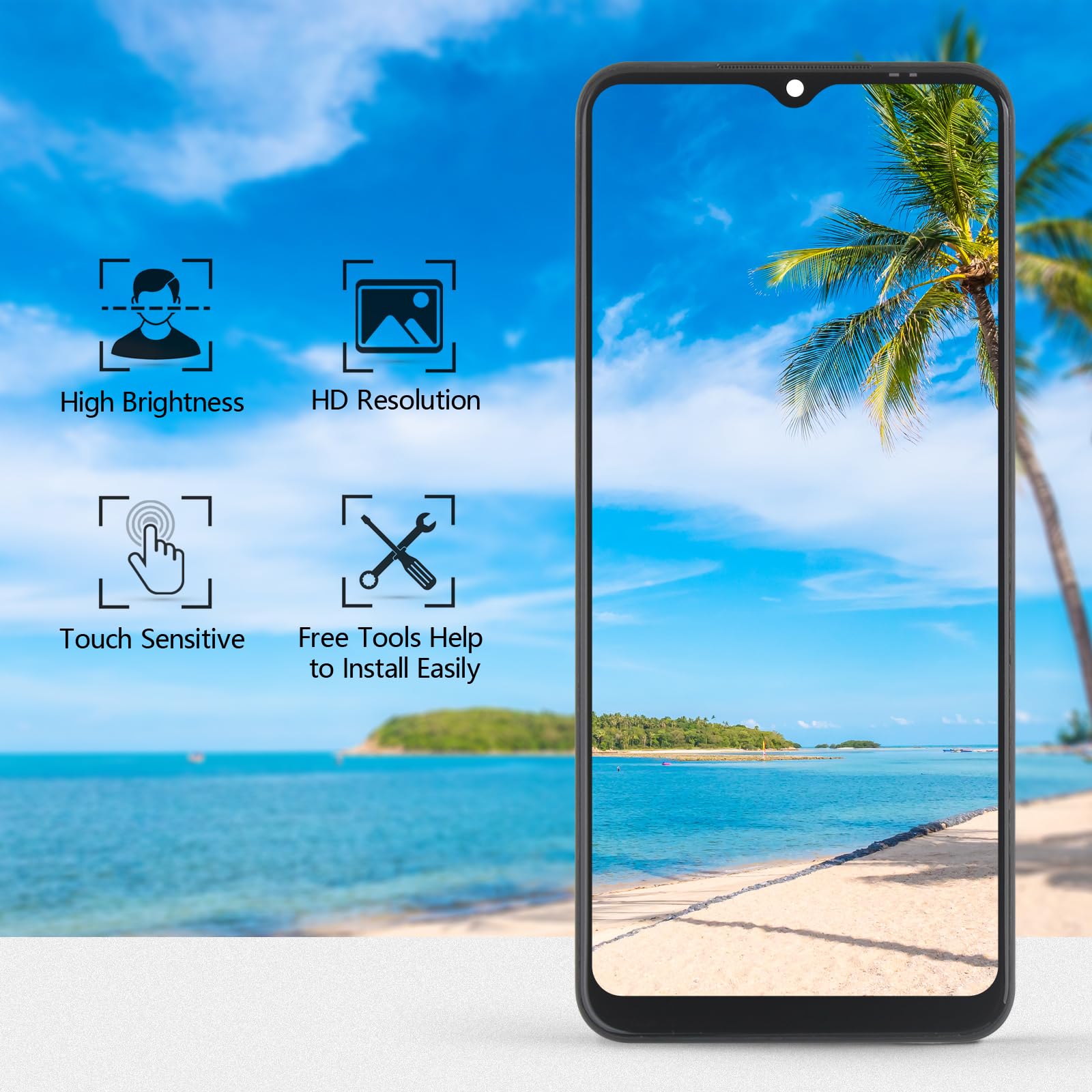 Schermo LCD per Samsung Galaxy A15 4G A155F Digitalizzatore Touch Screen LCD per Samsung A15 5G A156B LCD Display con Kits Parti