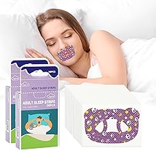 60 Mouth Tape Tablets, Anti Snoring Sleep Plasters - Mouth Strips to Promote Nasal Breathing, Improve Sleep Quality and Reduce Snoring, Hypoallergenic and Comfortable