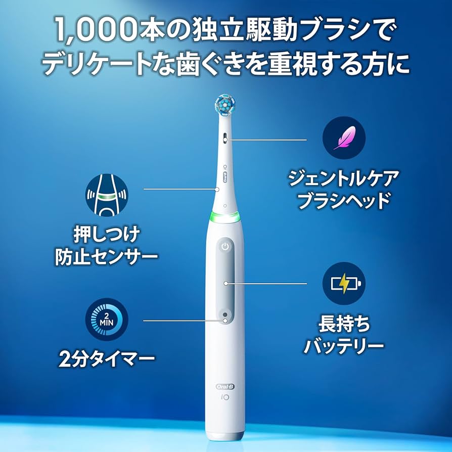 Amazon.co.jp: ブラウン 電動歯ブラシ オーラルB iO3S iOG3.1C6