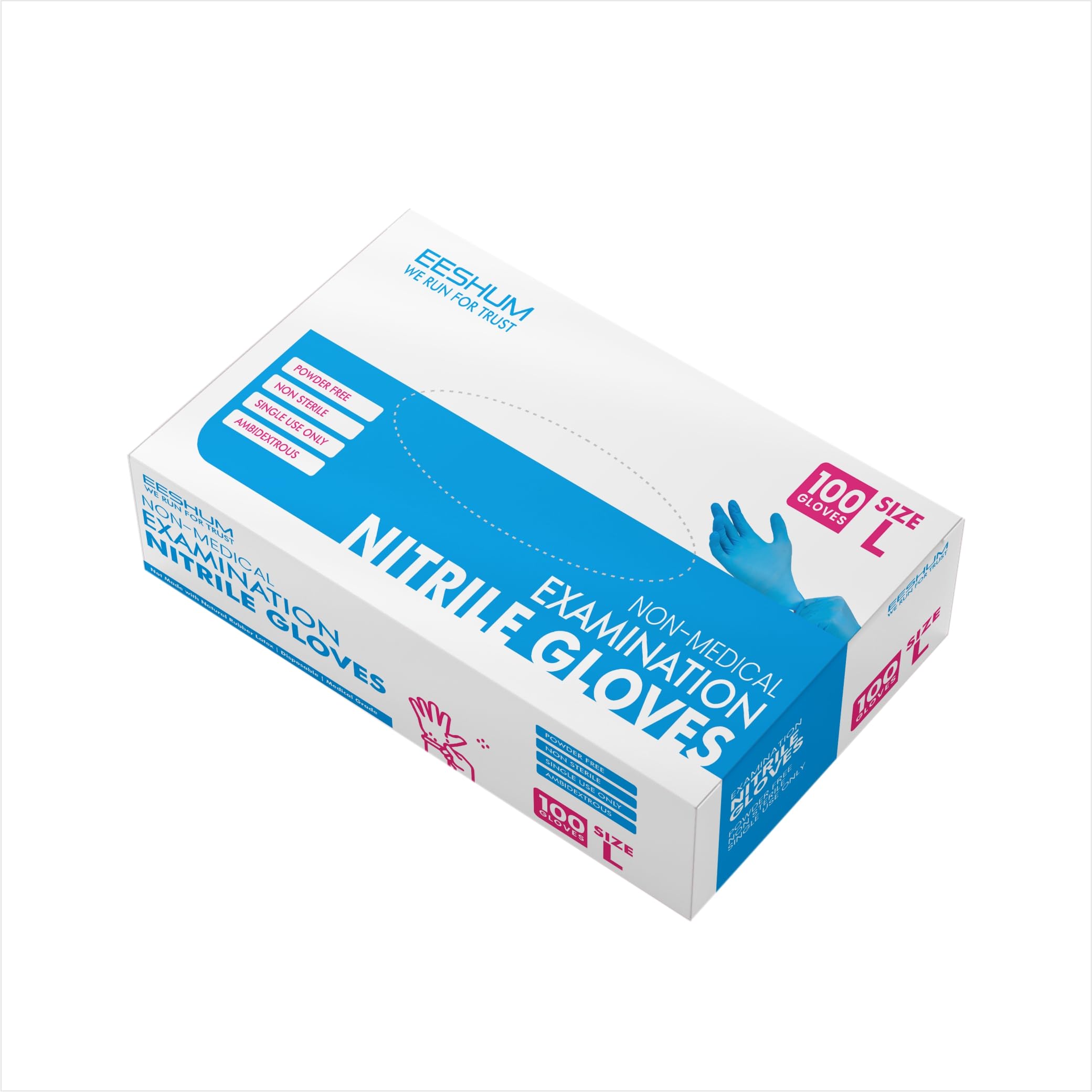 See full amazon price history chart for Eeshum Nitrile Gloves, 4Mil - 100 Pieces, Gloves Disposable Latex Free, Disposable Gloves For Household, Food Safe (Large, Blue) Eeshum Nitrile Gloves, 4Mil - 100 Pieces, Gloves Disposable Latex Free, Disposable Gloves For Household, Food Safe (Large, Blue) (B0CD22QF4Y) Amazon Price History, Amazon Price Tracker