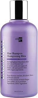 OLIGO PROFESSIONNEL - Blacklight Blue Shampoo - Sulfate-Free Blue Shampoo for Blonde and Color Hair - Revive Treated Hair - Refreshes Faded Highlights - 11 Amino Acids and Moisturizing Formula - 8.5oz