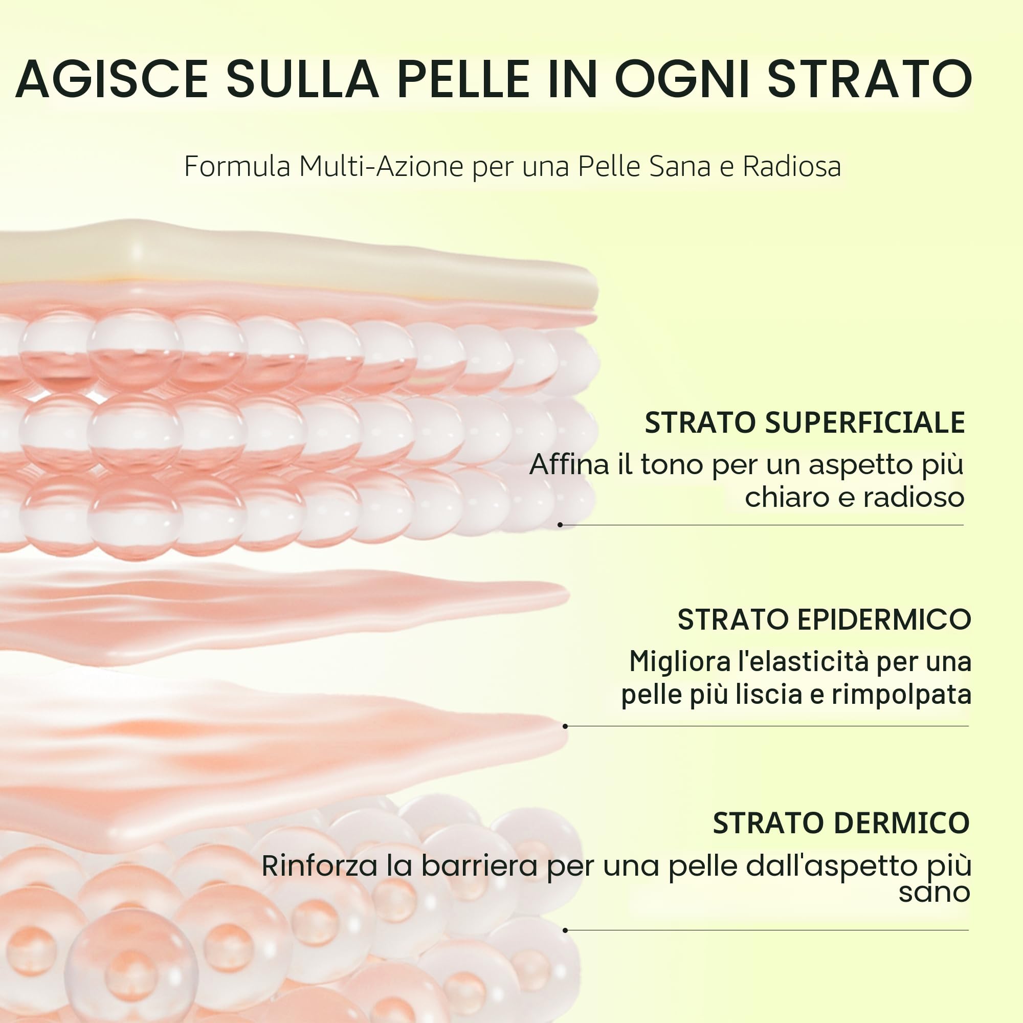 Arencia Vitamina C Booster Shot Siero con glutatione, niacinamide e vitamina E per pelle radiosa, 29,9 ml