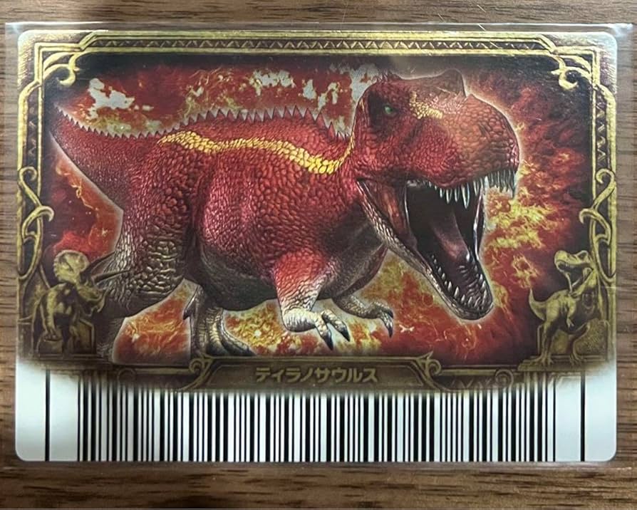 恐竜キング　覚新第6紀　ティラノサウルス(ディノテクター)　DT-48 Amazon.co.jp: ティラノサウルス 恐竜キング 覚新 第6紀 001竜