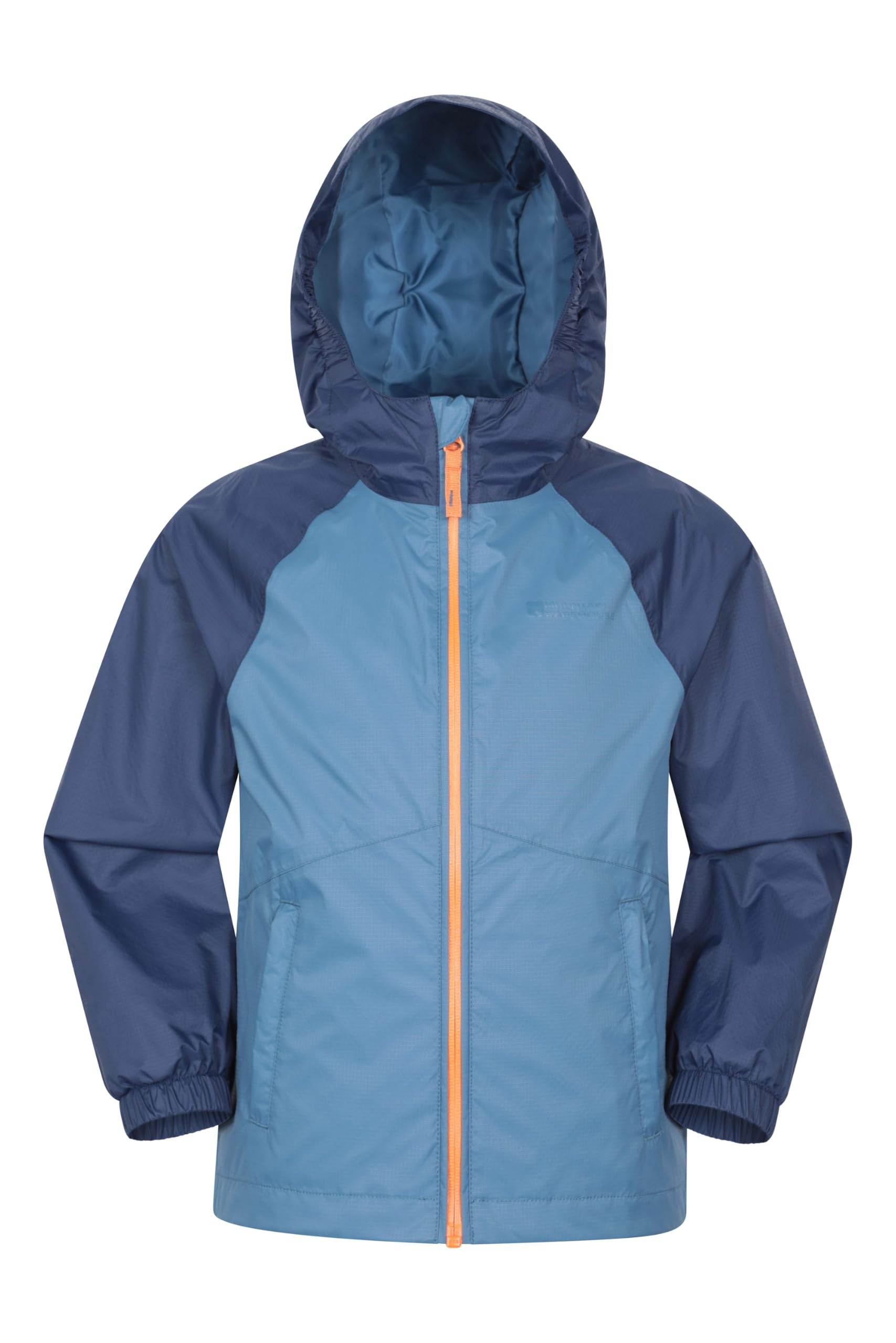Mountain Warehouse Torrent Kids Rain Jacket Blue (Lightweight) 9-10y
