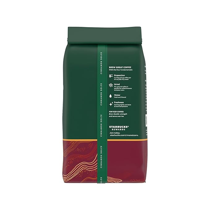 Café Molido Starbucks Cinnamon Dolce 6 bolsas de 311 g miniatura 10