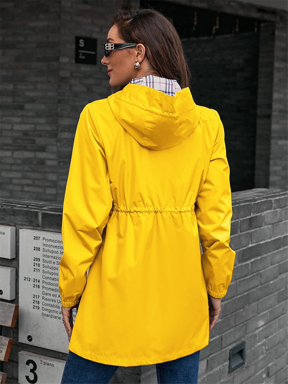 SotRong Giacche invernali calde da donna UK impermeabile lungo trench cappotto con cappuccio impermeabile antivento giacca esterna