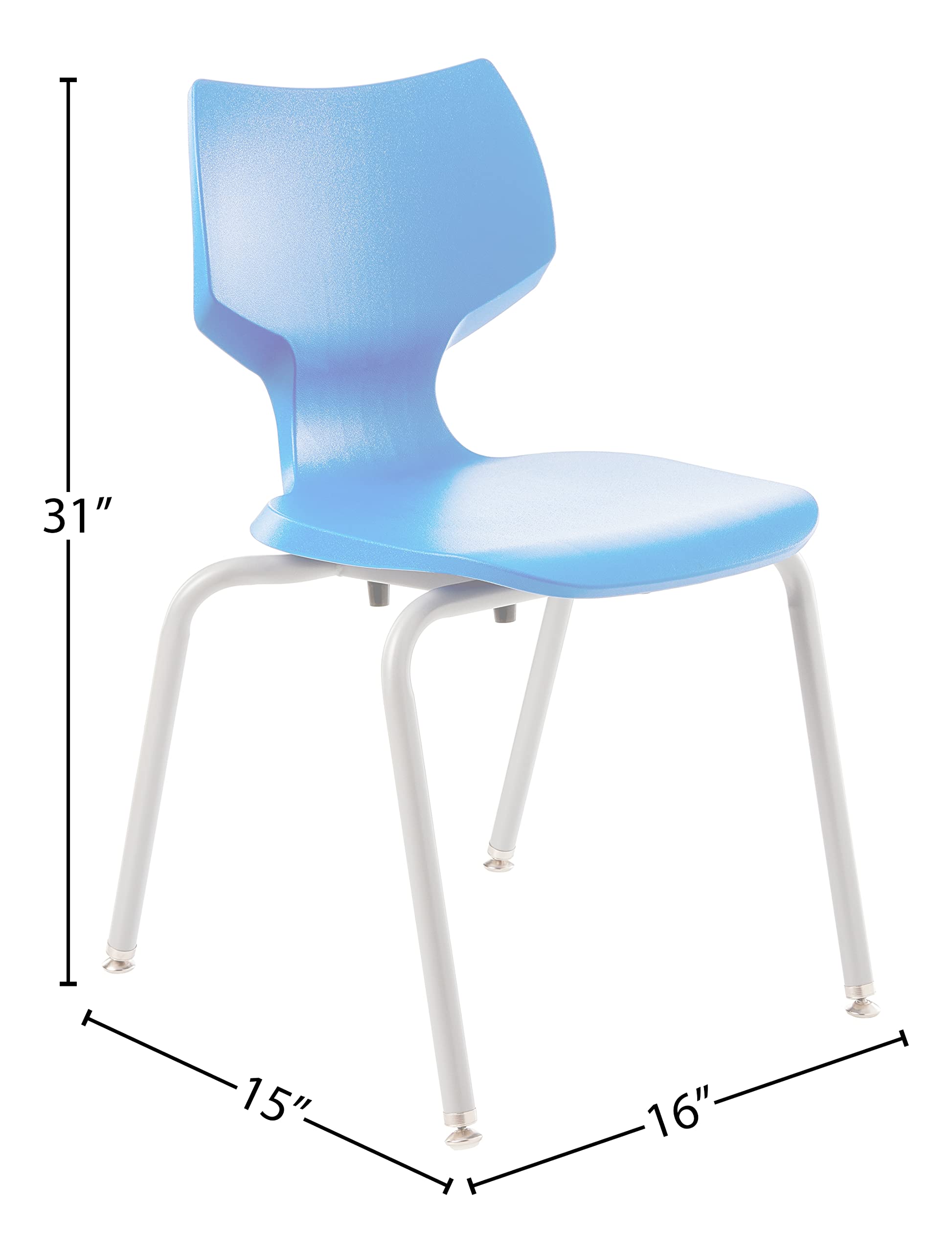 Amazon.com: Smith System 11849 Flavors Stack Chair, 18 inch