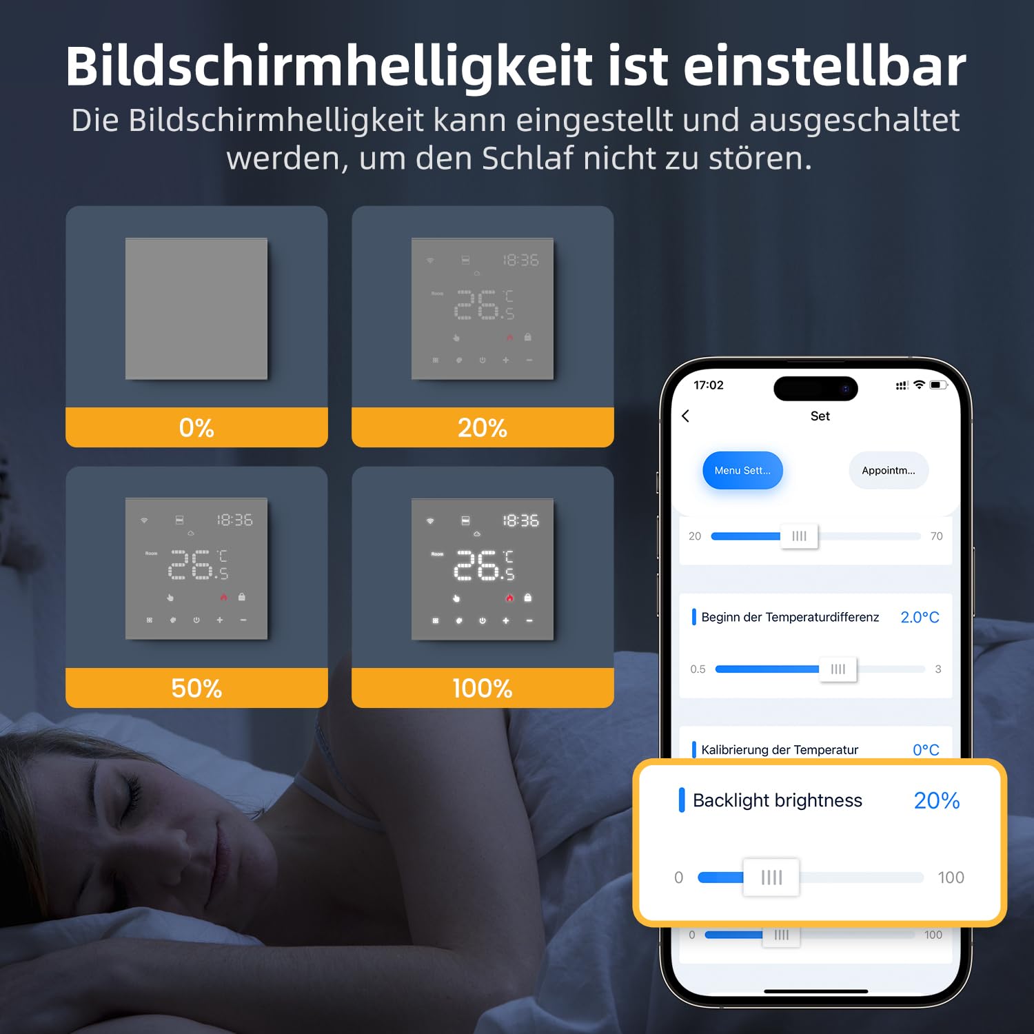 AVATTO Termostat do elektrycznego ogrzewania podłogowego, inteligentny termostat WiFi, programowalny, termostat pokojowy, kompatybilny z Alexa, Google Home i aplikacją Smart Life, pilot zdalnego