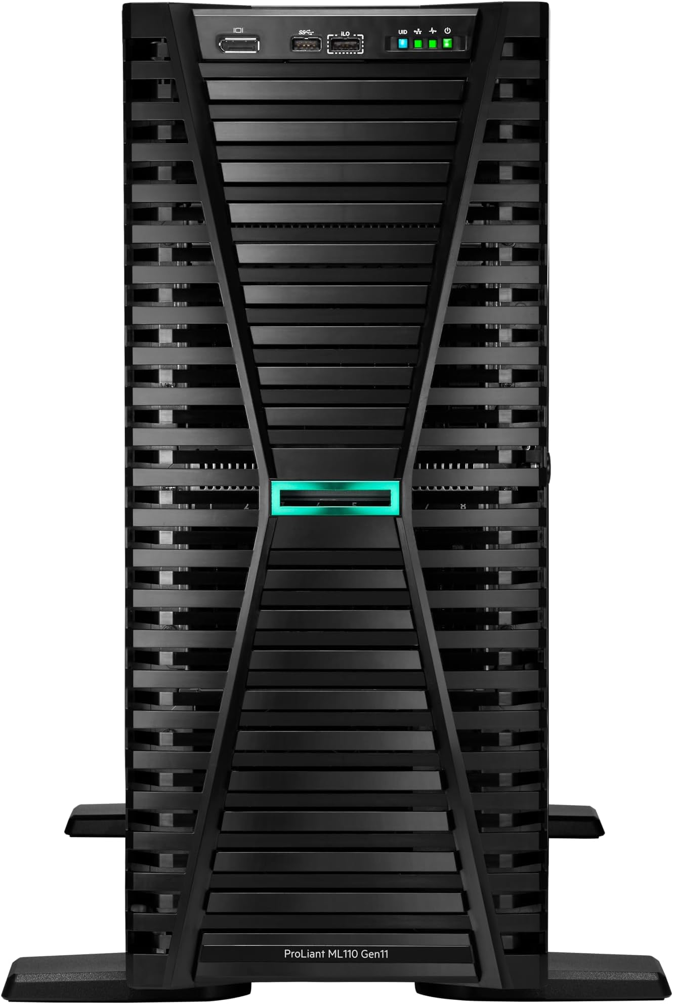 Hewlett Packard Enterprise ProLiant ML110 Gen11 Tower Server w/one Intel Xeon Bronze 3508U Processor, 2.1GHz 8‑core 1P 32GB‑R MR408i‑o 4LFF 2x2TB HDD 2x500W RPS (HPE Smart Choice P71683-005)