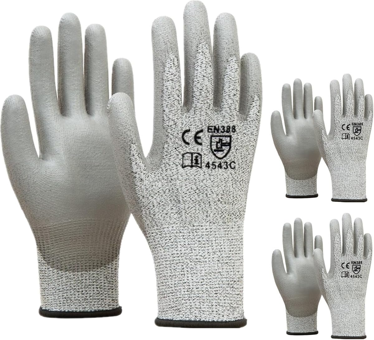 Guantes de pesca submarina, 2 pares de guantes de buceo resistentes a cortes, agarre firme, ligeros para langosta, buceo y cangrejos