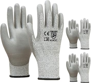 Spearfishing Gloves,2 Pairs Cut Resistant Diving Gloves Firm Grip,Thin Lightweight -Ideal for Spearfishing,Lobstering, Scuba Diving,CrabbingLarge-2 Pairs