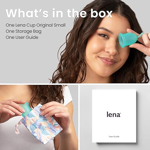 Miniatura 25 de Lena Copa menstrual – FDA Registered – Pequeñas – Normal Flujo – Rosa – Un Mejor período, No Model, L, Púrpura, 1 Gris (Large Gray)