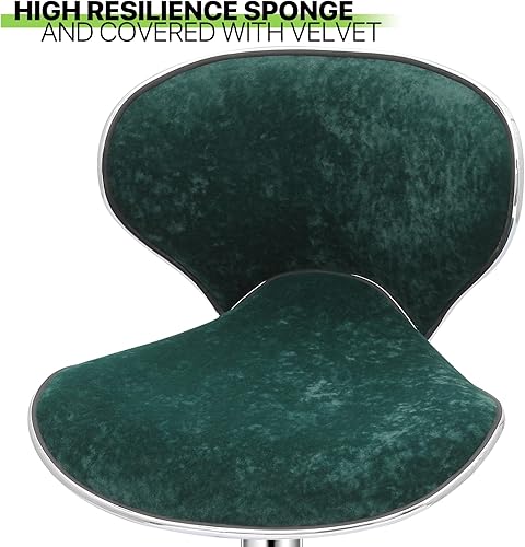 Miniatura 36 de Magshion Juego de 4 taburetes de bar giratorios ajustables de piel sintética para mostrador de comedor Negro -,Marrón,Canela/Escapada