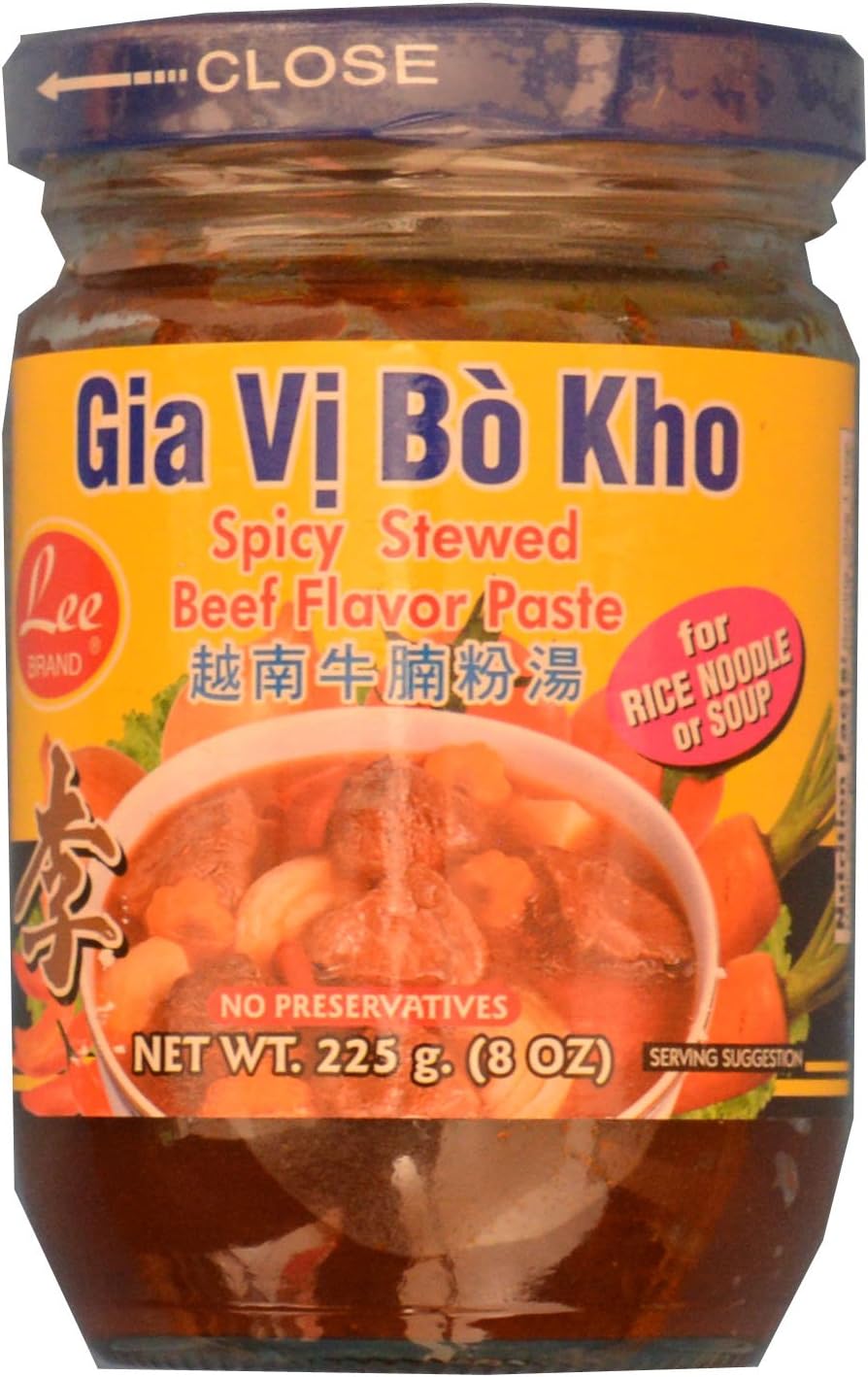 Spicy Stewed Beef Flavor Paste 8 oz.(Gia Vi Bo Kho)Pack of 2