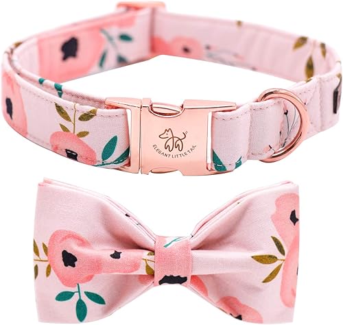 Elegante collar para perro con moño, cómodo moño para perro, collar ajustable para perros y gatos pequeños, medianos y grandes