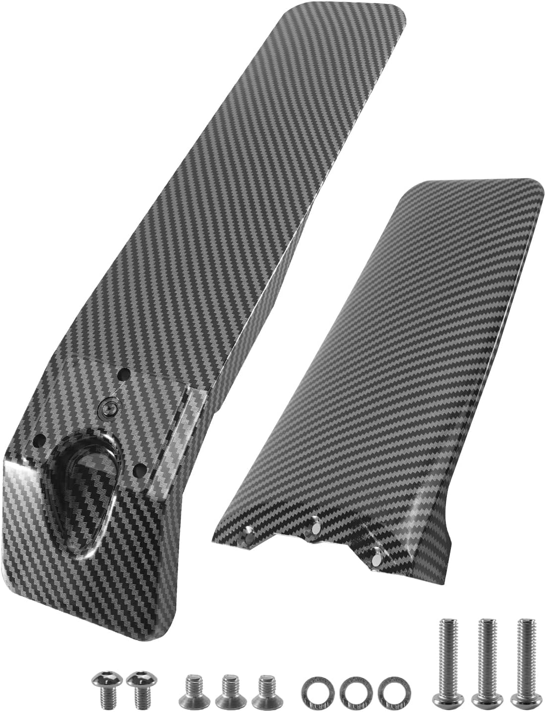 Front and Back Fenders Fit for Tutti Tutto Soleil 01 GB SF BF ARC Dirt Bike, Carbon Fiber Style Textured Wheel Plastics Mudguard Splash Mud Guard