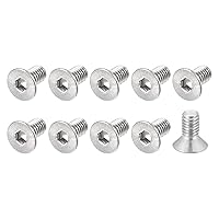 Vista 11 de METALLIXITY Tornillos avellanados de cabeza plana (M5x10mm), 20 unidades, tornillos de cabeza hueca de acero inoxidable 304, para maquinaria