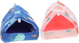 TEHAUX Ninho De Hamster Hamster De Pelúcia Cama De Hamster De Inverno Bolsa De Hamster Cama De Hamster Cabana De Dormir Casa De Chinchila Gaiola De Hamster Cama De Algodão Para Hamster