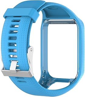 Tomtom Runner 3, cinturino per orologio Tomtom Runner 2/Spark 3/Adventurer/Golfer 2 cinturini in silicone per orologio Tomtom