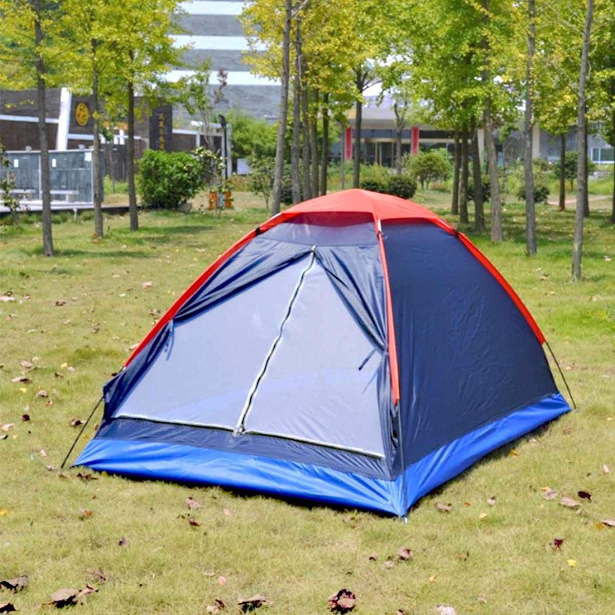Tienda de campaña Doble al Aire Libre Carpa de Playa de una Sola Capa de Viaje al Aire Libre Tinga de toldos a Prueba de Agua Ultraligera de Verano al Aire Libre para Caminar, Picnic, Pesca en la