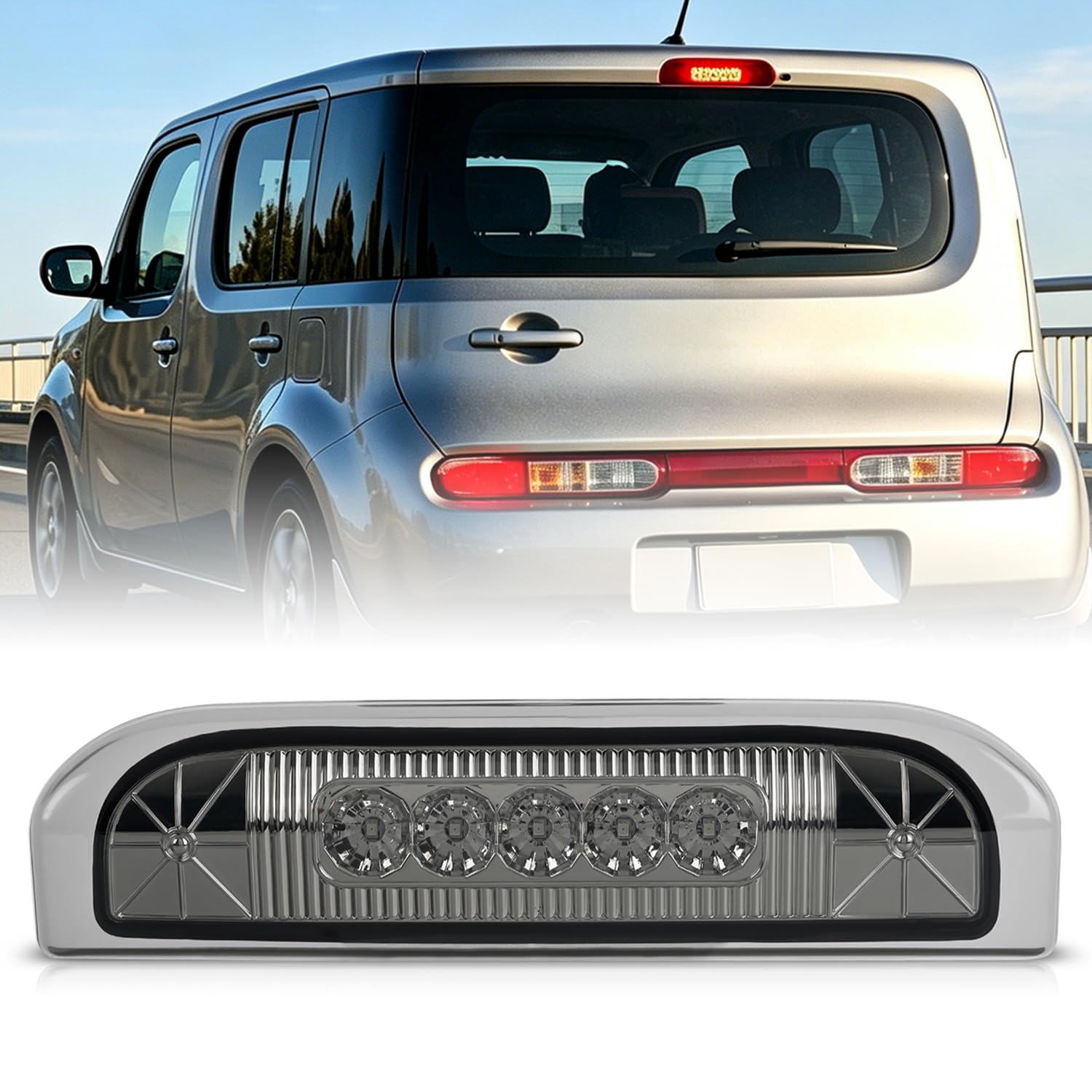 Nilight Third Brake Light for Nissan Cube 2009 2010 2011 2012 2013 2014