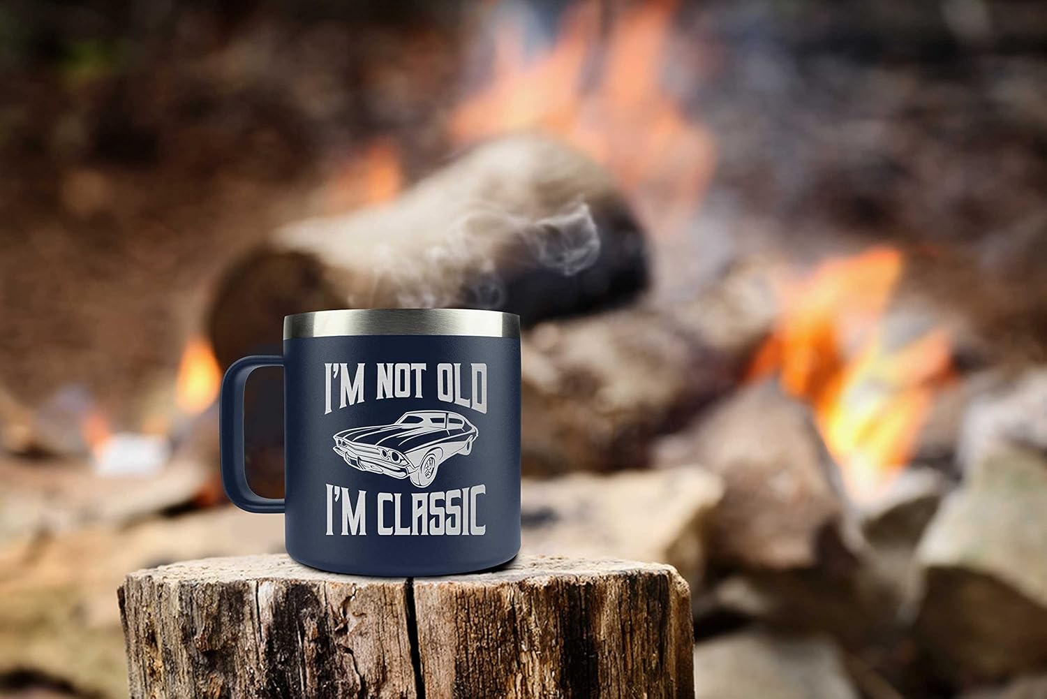 Gifts for Dad from Daughter, Son, Kids on Fathers Day, Christmas - Grandpa Gifts for Christmas - Birthday gifts for Grandpa - Dad Birthday gifts - Funny Mug 14oz, Navy Insulated Stainless Steel - Image 8